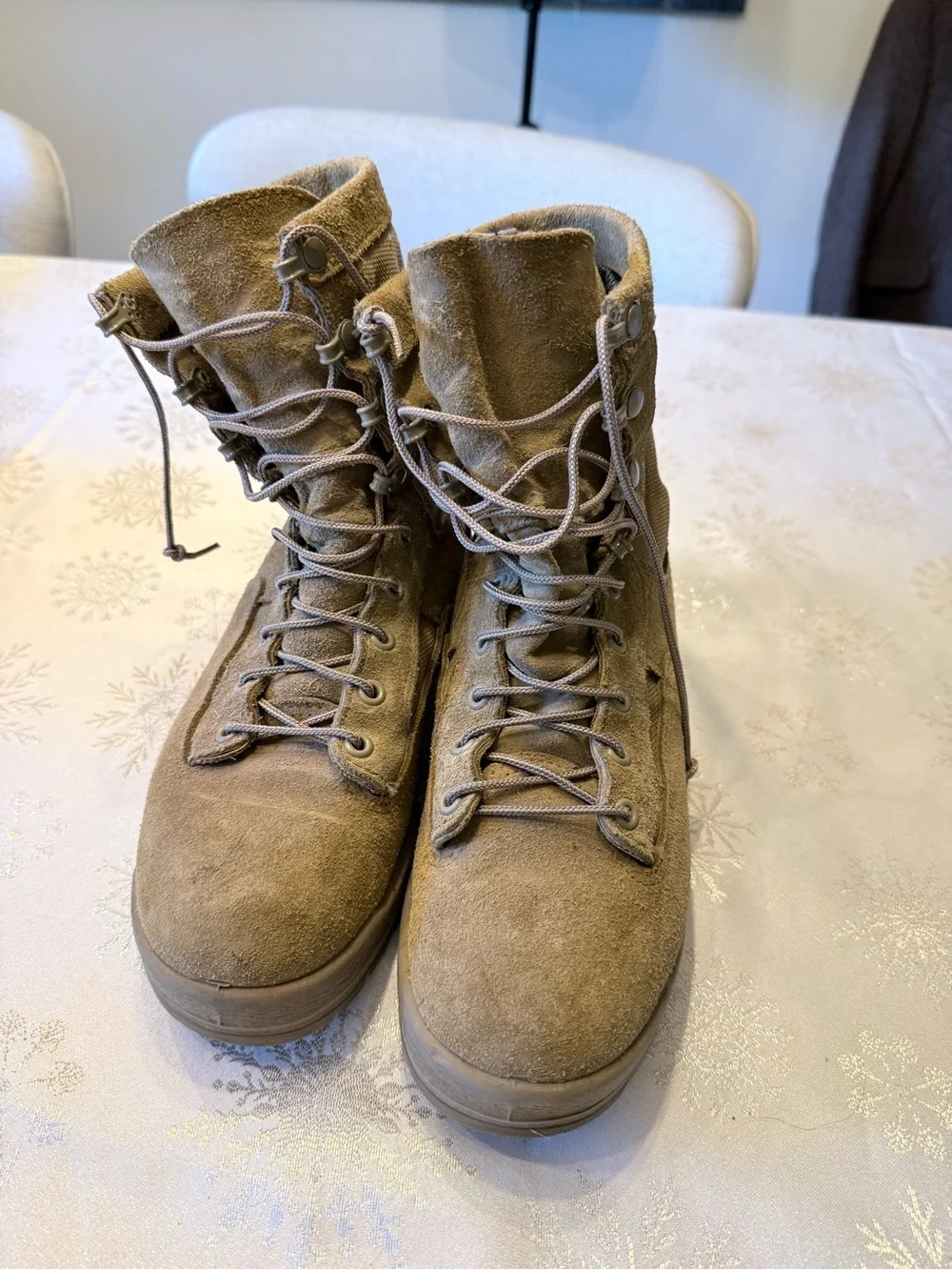 Altama US Army Gore-Tex Combat Boots size 6 Flight Combat Crewman Tan